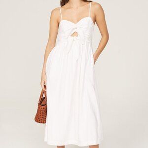 Madewell Tie Front Summer Midi Dress